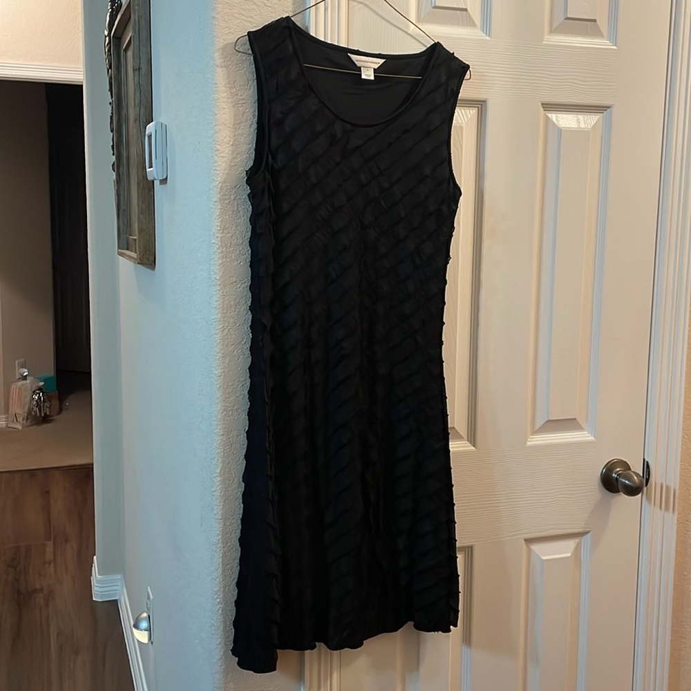 CHRISTOPHER & BANKS Sleeveless Ruffle Layer dress